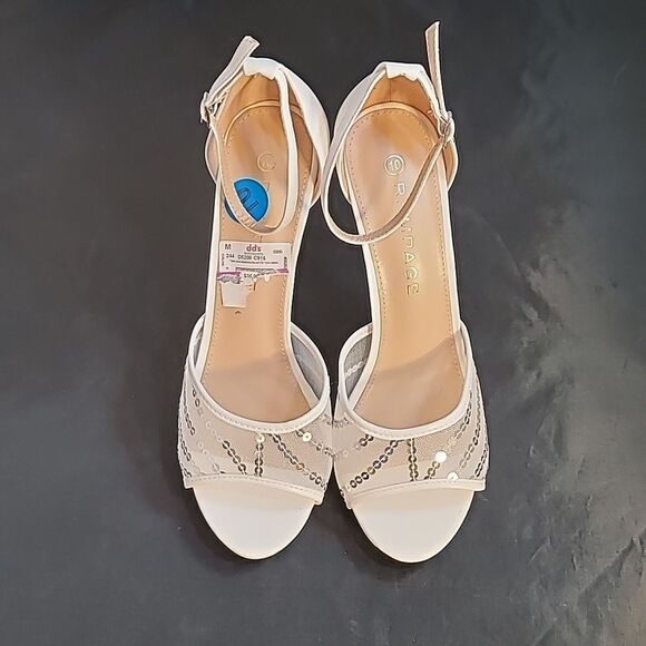 BRAND NEW RAMPAGE HIGH HEEL STILETTOS ADJUSTABLE BUCKLE STRAP SANDAL G1 - Picture 3 of 16